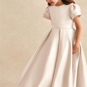 Azazie Classic Ivory Kids Dress
